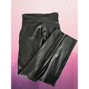 SPANX Faux Leather Leggings Black XS XCH XTP Women's Pants